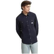 Pitkähihainen paitapusero Guess  Chemise manches longues  Bleu  EU M