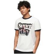 Lyhythihainen t-paita Superdry  T-shirt  Photographic Logo  EU S