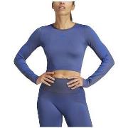 T-paidat pitkillä hihoilla adidas  T-shirt à manches longues  Knit  EU...