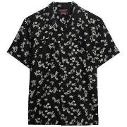 Lyhythihainen paitapusero Superdry  Chemise  Beach manches courtes noi...