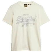 Lyhythihainen t-paita Superdry  T-shirt  Relaxed à logo métallique  EU...