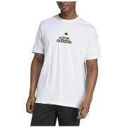 Lyhythihainen t-paita adidas  T-shirt  House Of Tiro Nations blanc  EU...