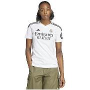 Lyhythihainen t-paita adidas  Maillot  officiel Real Madrid blanc  EU ...