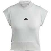 Lyhythihainen t-paita adidas  T-shirt  Z.N.E. ajusté argenté  EU S