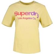 Lyhythihainen t-paita Superdry  T-shirt  Tonal Rainbow Core  EU S