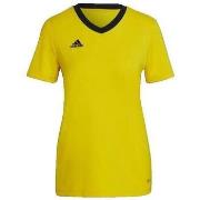 Lyhythihainen t-paita adidas  T-shirt  Entrada 22 Jaune  EU S
