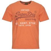 Lyhythihainen t-paita Superdry  Vl Heritage Relaxed Tee  EU S