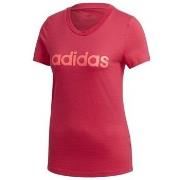 Lyhythihainen t-paita adidas  W E Lin Slim T  EU XS