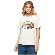Lyhythihainen t-paita Superdry  T-shirt  Tokyo Vl Relaxed  EU M