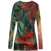 T-paidat pitkillä hihoilla Desigual  JERS_TAPIZ_LACROI 25WWJF48  EU XL