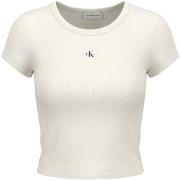 Lyhythihainen t-paita Calvin Klein Jeans  A- WOVEN LABEL 2X2 R LV047C2...