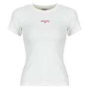 Lyhythihainen t-paita Guess  GJ SS CN RIB EMBRO  EU S