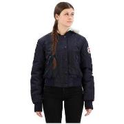 Pusakka Superdry  Blouson  à capuche bleu marine femme  EU XL