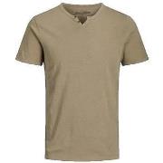 Lyhythihainen t-paita Jack & Jones  T-shirt Jack   Jones col fendu Sli...