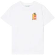 Lyhythihainen t-paita Casablanca  T-SHIRT GRADIENT ARCH WHITE  EU XXL