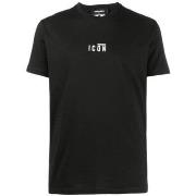 Lyhythihainen t-paita Dsquared  T-SHIRT S79GC0010 BLACK  EU XXL