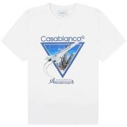 Lyhythihainen t-paita Casablanca  AIIIIIIR T-SHIRT WHITE  EU XXL