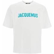 Lyhythihainen t-paita Jacquemus  LE T-SHIRT LE TYPO MULTI-WHITE  EU XX...