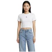 Lyhythihainen t-paita Calvin Klein Jeans  T-shirt  LV047AB213 beige mo...