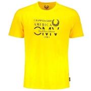 Lyhythihainen t-paita Gianmarco Venturi  au01484italogiyellowxl  EU XL