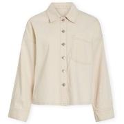 Paksu takki Vila  Maj Denim Jacket - Ecru  FR 34