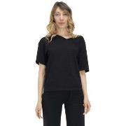 Lyhythihainen t-paita Leone 1947  Woman V Neck T-Shirt Earth Tones  EU...