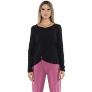 T-paidat pitkillä hihoilla Leone 1947  Woman T-Shirt Long Sleeves Blac...