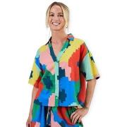 Paitapusero / Kauluspaita Brava Fabrics  Maxi Flowers Oversized Shirt ...