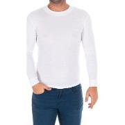 T-paidat pitkillä hihoilla Kisses And Love  1625-H-BLANCO  EU XXL