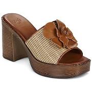 Sandaalit Exé Shoes  595 CECILIA-RAFFIA-BEIGE-TAN  36