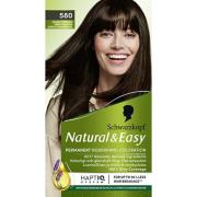 Schwarzkopf Natural & Easy 580 Mörkbrun - pcs 1