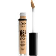 NYX Professional Makeup Can't Stop Won't Stop Concealer True Beige - 3...