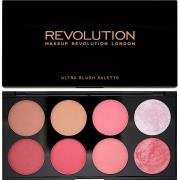 Makeup Revolution Ultra Blush And Contour Palette Sugar And Spice, 8 S...