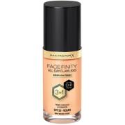 Max Factor All Day Flawless 3in1 Foundation Ny 44 Warm Ivory - 30 ml