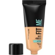 Maybelline Fit Me Matte & Poreless Foundation Warm Nude 128 - 30 ml