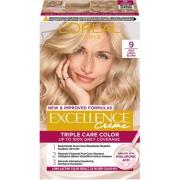 L'Oréal Paris Excellence Crème 9 Mycket Ljusblond 1 st