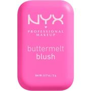 NYX Professional Makeup Buttermelt Blush 01 My Butta Half Rouge - 5 g