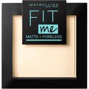 Maybelline Fit Me Matte + Poreless Powder,  Maybelline Puuteri