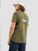 HUF Chop Shop Pocket T-paita vihreä