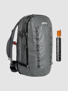 ABS P.Ride Bu Compact 18L + Carbon Inflator Reppu harmaa