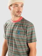 Santa Cruz Mini Hand Stripe T-paita vihreä