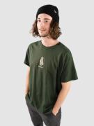 Monet Skateboards Cumbs T-paita vihreä