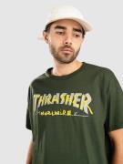 Thrasher Trademark T-paita vihreä
