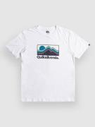 Quiksilver Gradient Mountains T-Paita valkoinen