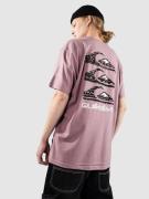 Quiksilver Vertical Logos T-paita pinkki