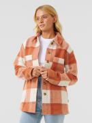 Rip Curl Soleil Check Shacket Takki punainen