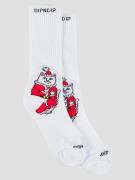 RIPNDIP Lord Santa Socks valkoinen