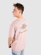 Rhythm Flame Printed T-paita pinkki