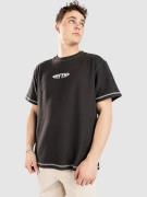 Rhythm Terry Contrast T-paita musta