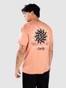 Vissla Spins Organic T-paita pinkki